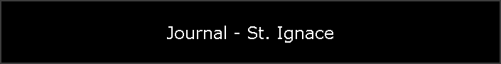 Journal - St. Ignace